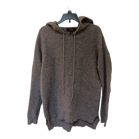 Cashmere Charter Club Luxury Hooded Hi Low 100% Cashmere Sweater - Picture 4 of 10